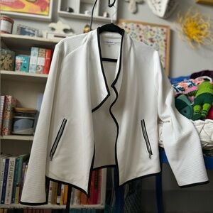 Calvin Klein Ribbed Knit Fly Away Jacket